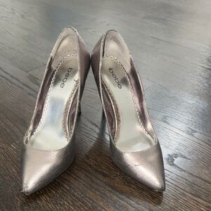 Bebe Metallic Heels for Women